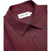 image:imageAlimens amp Gentle Mens Cuban Guayabera Shirts Short Sleeve Button Down Shirts for Men Summer Beach WeddingBurgundy