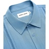 image:imageAlimens amp Gentle Mens Cuban Guayabera Shirts Short Sleeve Button Down Shirts for Men Summer Beach WeddingDenim Blue