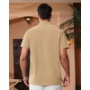 image:imageAlimens amp Gentle Mens Cuban Guayabera Shirts Short Sleeve Button Down Shirts for Men Summer Beach WeddingKhaki