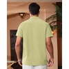 image:imageAlimens amp Gentle Mens Cuban Guayabera Shirts Short Sleeve Button Down Shirts for Men Summer Beach WeddingLight Green