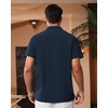 image:imageAlimens amp Gentle Mens Cuban Guayabera Shirts Short Sleeve Button Down Shirts for Men Summer Beach WeddingNavy Blue