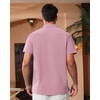 image:imageAlimens amp Gentle Mens Cuban Guayabera Shirts Short Sleeve Button Down Shirts for Men Summer Beach WeddingPink Purple