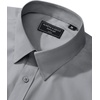 image:imageAlimens amp Gentle Mens Dress Shirt Regular Fit Stretch Stain Shield Long Sleeve Solid Business Wedding Button Down ShirtsGrey