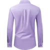 image:imageAlimens amp Gentle Mens Dress Shirt Regular Fit Stretch Stain Shield Long Sleeve Solid Business Wedding Button Down ShirtsLavender