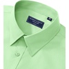 image:imageAlimens amp Gentle Mens Dress Shirt Regular Fit Stretch Stain Shield Long Sleeve Solid Business Wedding Button Down ShirtsMint Green