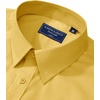 image:imageAlimens amp Gentle Mens Dress Shirt Regular Fit Stretch Stain Shield Long Sleeve Solid Business Wedding Button Down ShirtsMustard Yellow