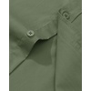 image:imageAlimens amp Gentle Mens Dress Shirt Regular Fit Stretch Stain Shield Long Sleeve Solid Business Wedding Button Down ShirtsOlive Green
