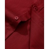 image:imageAlimens amp Gentle Mens Dress Shirt Regular Fit Stretch Stain Shield Long Sleeve Solid Business Wedding Button Down ShirtsRed
