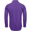 image:imageAlimens amp Gentle Mens Dress Shirts Long Sleeve WrinkleFree Stretch Shirts Solid Formal Button Down Shirt with PocketAg Purple