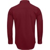 image:imageAlimens amp Gentle Mens Dress Shirts Long Sleeve WrinkleFree Stretch Shirts Solid Formal Button Down Shirt with PocketBurgundy