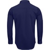 image:imageAlimens amp Gentle Mens Dress Shirts Long Sleeve WrinkleFree Stretch Shirts Solid Formal Button Down Shirt with PocketNavy Blue