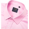 image:imageAlimens amp Gentle Mens Dress Shirts Long Sleeve WrinkleFree Stretch Shirts Solid Formal Button Down Shirt with PocketPink