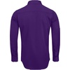 image:imageAlimens amp Gentle Mens Dress Shirts Long Sleeve WrinkleFree Stretch Shirts Solid Formal Button Down Shirt with PocketPurple