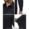 image:imageAlimens amp Gentle Mens Dress Shirts Wrinkle Free Solid Button Down Shirts for Summer Business Wedding