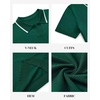 image:imageAlimens amp Gentle Mens Knitted Polo Shirts V Neck Collared Shirts for GolfGreen