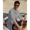 image:imageAlimens amp Gentle Mens Linen Textured Shirt Long Sleeve Summer Beach TopsGrey