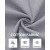 image:imageAlimens amp Gentle Mens Linen Textured Shirt Long Sleeve Summer Beach TopsGrey