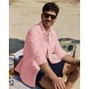 image:imageAlimens amp Gentle Mens Linen Textured Shirt Long Sleeve Summer Beach TopsGrey Pink