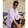 image:imageAlimens amp Gentle Mens Linen Textured Shirt Long Sleeve Summer Beach TopsLavender
