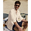 image:imageAlimens amp Gentle Mens Linen Textured Shirt Long Sleeve Summer Beach TopsTan