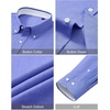 image:imageAlimens amp Gentle Mens Oxford Shirt Long Sleeve Button Down Shirt Casual Stretch Dress Shirt with Pocket