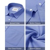 image:imageAlimens amp Gentle Mens Oxford Shirt Stretch Long Sleeve Button Down ShirtsDenim Blue