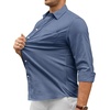 image:imageAlimens amp Gentle Mens Oxford Shirt Stretch Long Sleeve Button Down ShirtsDusty Blue