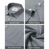 image:imageAlimens amp Gentle Mens Oxford Shirt Stretch Long Sleeve Button Down ShirtsGrey