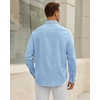 image:imageAlimens amp Gentle Mens Oxford Shirt Stretch Long Sleeve Button Down ShirtsLight Blue
