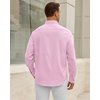 image:imageAlimens amp Gentle Mens Oxford Shirt Stretch Long Sleeve Button Down ShirtsLight Pink