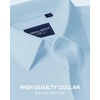 image:imageAlimens amp Gentle Mens Premium Dress Shirts  Mulberry Silk Modal Performance Wrinkle Free Button Down ShirtBlue