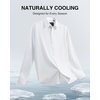 image:imageAlimens amp Gentle Mens Premium Dress Shirts  Mulberry Silk Modal Performance Wrinkle Free Button Down ShirtWhite
