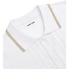 image:imageAlimens amp Gentle Mens Shirts Casual Button Down Shirts Beach Vintage Knit Short Sleeve Polo Shirt for Men04white