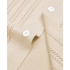 image:imageAlimens amp Gentle Mens Shirts Casual Button Down Shirts Beach Vintage Knit Short Sleeve Polo Shirt for Men08cream