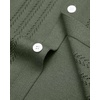image:imageAlimens amp Gentle Mens Shirts Casual Button Down Shirts Beach Vintage Knit Short Sleeve Polo Shirt for Men11army Green