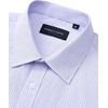 image:imageAlimens amp Gentle Mens Striped Dress Shirt Button Down Regular Fit Shirts Casual Business Transitional WeatherLight Blue Stripe