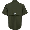 image:imageAlimens amp Gentle Short Sleeve Fishing Shirt Wicking Fabric Sun Protection Casual Button Down ShirtsArmy Green