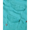 image:imageAlimens amp Gentle Short Sleeve Fishing Shirt Wicking Fabric Sun Protection Casual Button Down ShirtsBlue Green