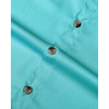 image:imageAlimens amp Gentle Short Sleeve Fishing Shirt Wicking Fabric Sun Protection Casual Button Down ShirtsBlue Green