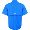 image:imageAlimens amp Gentle Short Sleeve Fishing Shirt Wicking Fabric Sun Protection Casual Button Down ShirtsBright Blue