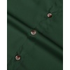 image:imageAlimens amp Gentle Short Sleeve Fishing Shirt Wicking Fabric Sun Protection Casual Button Down ShirtsDark Green