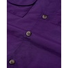 image:imageAlimens amp Gentle Short Sleeve Fishing Shirt Wicking Fabric Sun Protection Casual Button Down ShirtsDark Purple