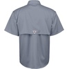 image:imageAlimens amp Gentle Short Sleeve Fishing Shirt Wicking Fabric Sun Protection Casual Button Down ShirtsGrey