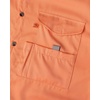 image:imageAlimens amp Gentle Short Sleeve Fishing Shirt Wicking Fabric Sun Protection Casual Button Down ShirtsOrange