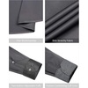 image:imageMens Dress Shirt Long Sleeve Wrinkle Free Button Down Shirt Business CasualGrey Black