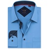 image:imageMens Dress Shirt Long Sleeve Wrinkle Free Button Down Shirt Business CasualMisty Blue