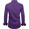 image:imageMens Dress Shirt Long Sleeve Wrinkle Free Button Down Shirt Business CasualPurple