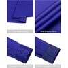 image:imageMens Dress Shirt Long Sleeve Wrinkle Free Button Down Shirt Business CasualRoyal Blue