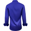 image:imageMens Dress Shirt Long Sleeve Wrinkle Free Button Down Shirt Business CasualRoyal Blue