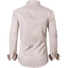 image:imageMens Dress Shirt Long Sleeve Wrinkle Free Button Down Shirt Business CasualTan